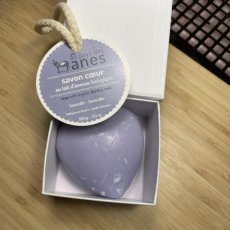 Coffret lavande savon coeur lavande